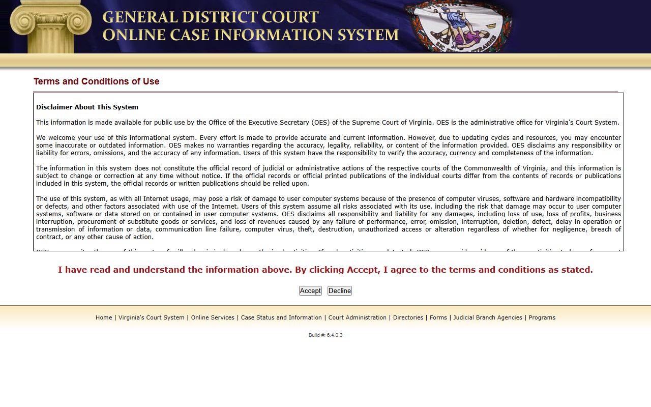 York County court records after jail arrest General District Court case search